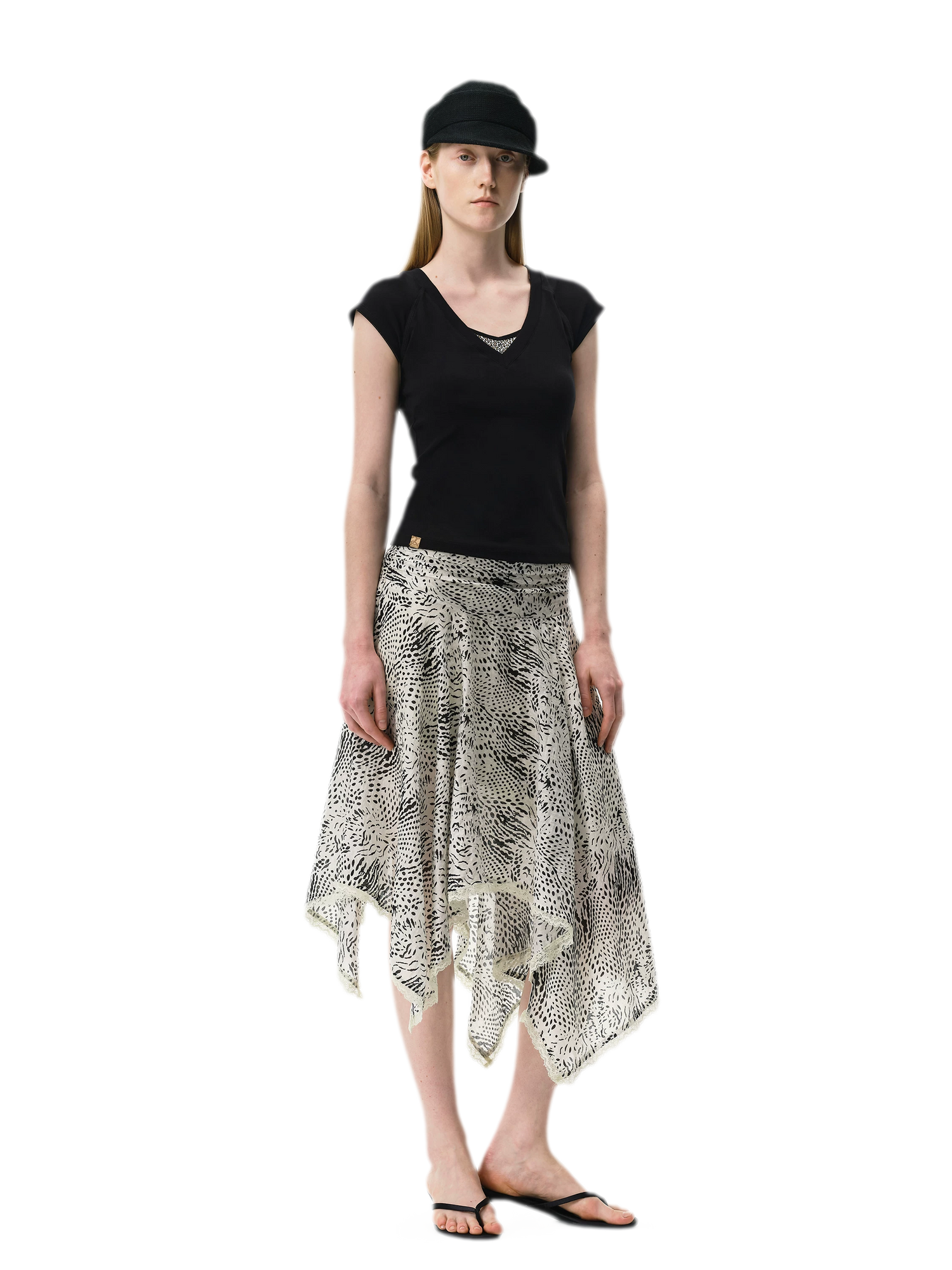 Zebra Lace Skirt