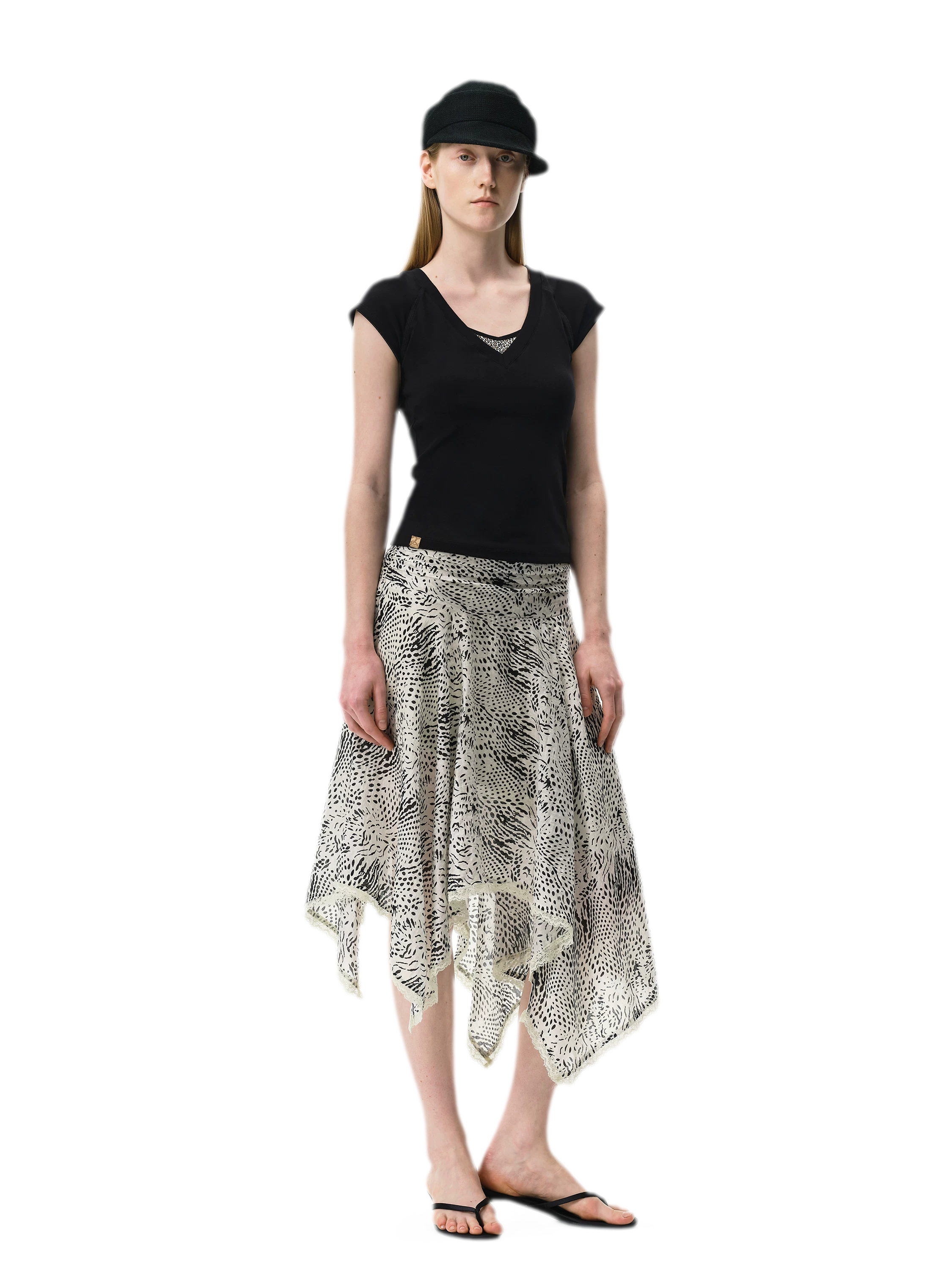 Zebra Lace Skirt