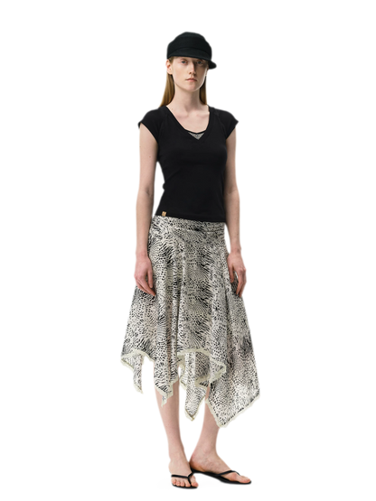 Zebra Lace Skirt