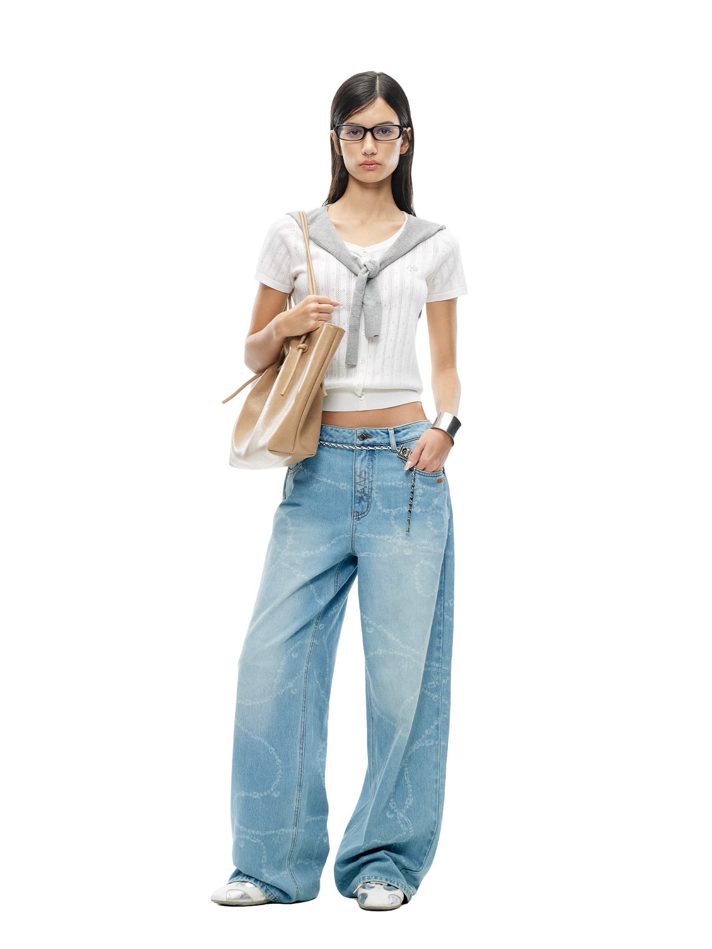 Doro Shawl Tencel Knit T-Shirt