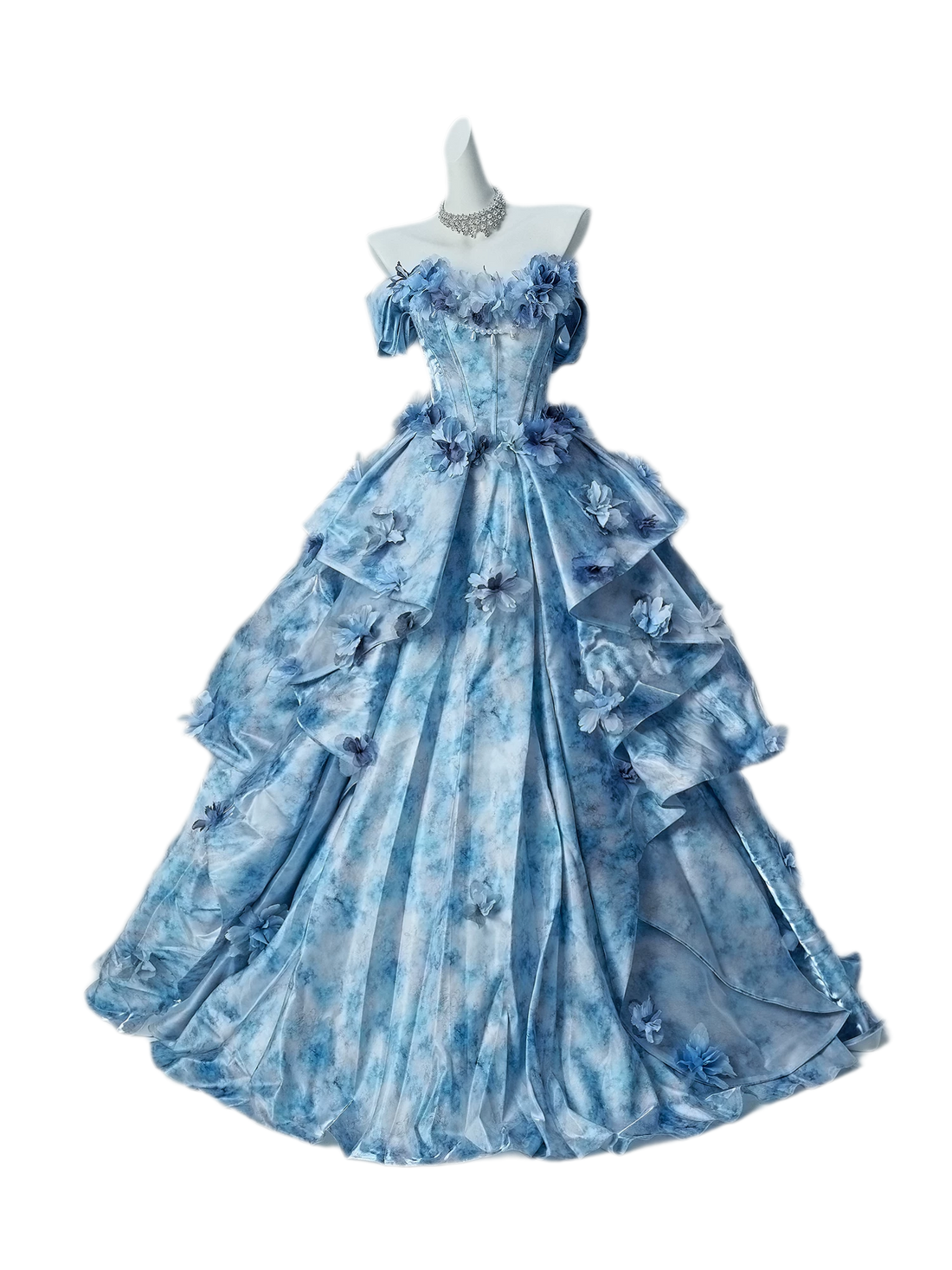 Nayi Floral Ball Gown