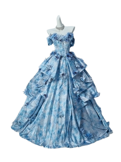 Nayi Floral Ball Gown