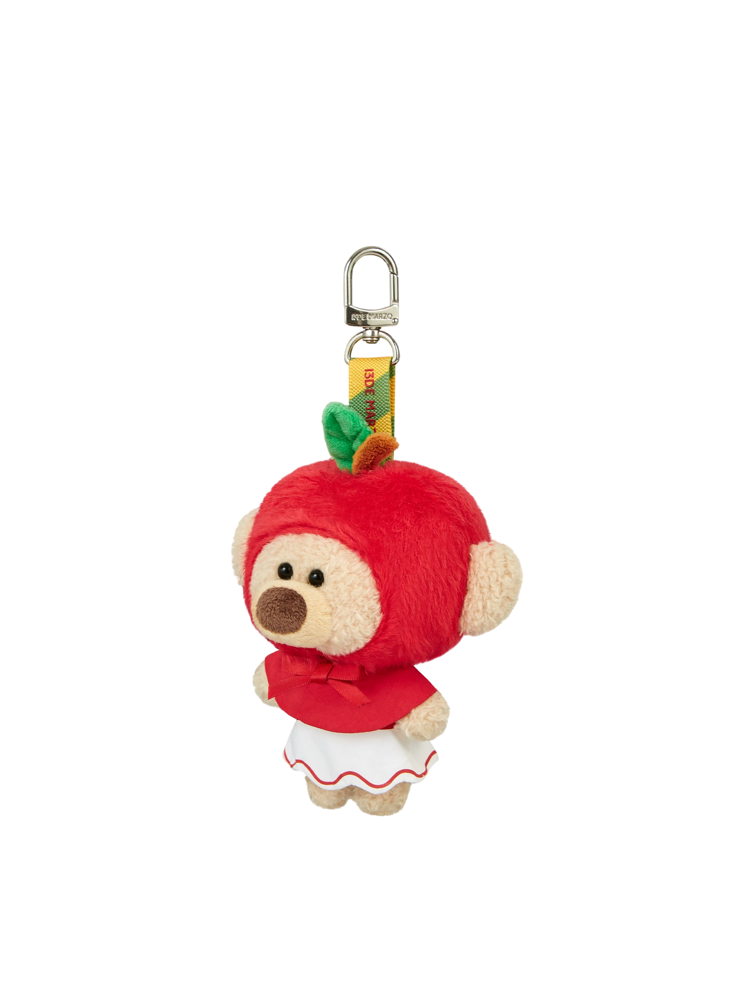 Plush Apple Keychain