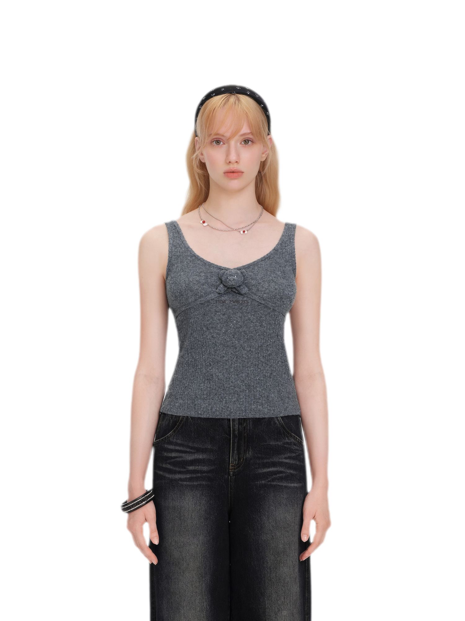 Mini Bear Sequin Camisole