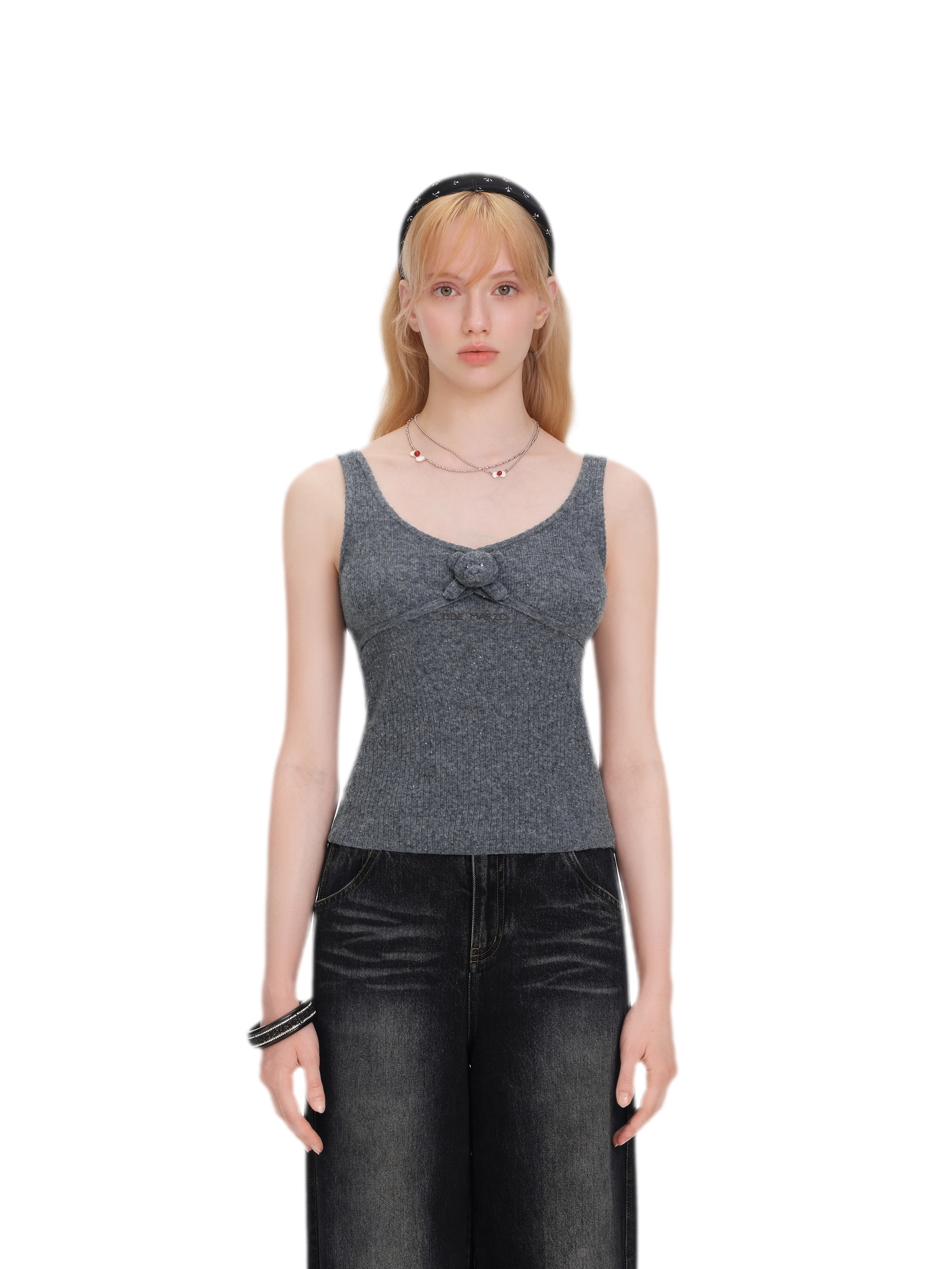 Mini Bear Sequin Camisole