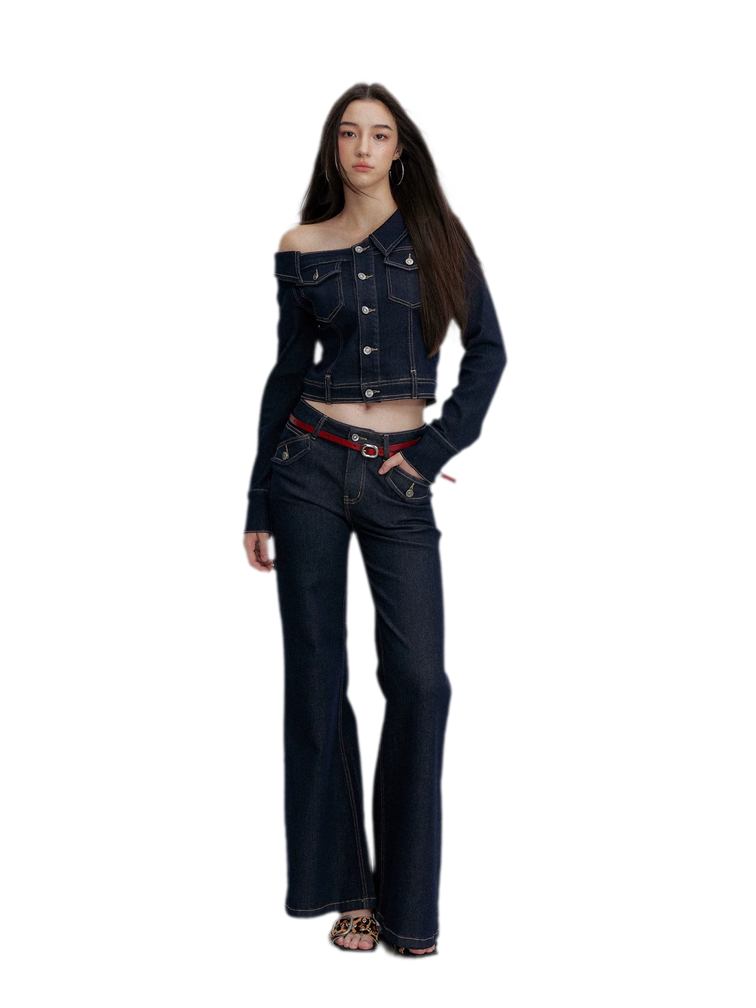 Asymmetric Denim Jacket