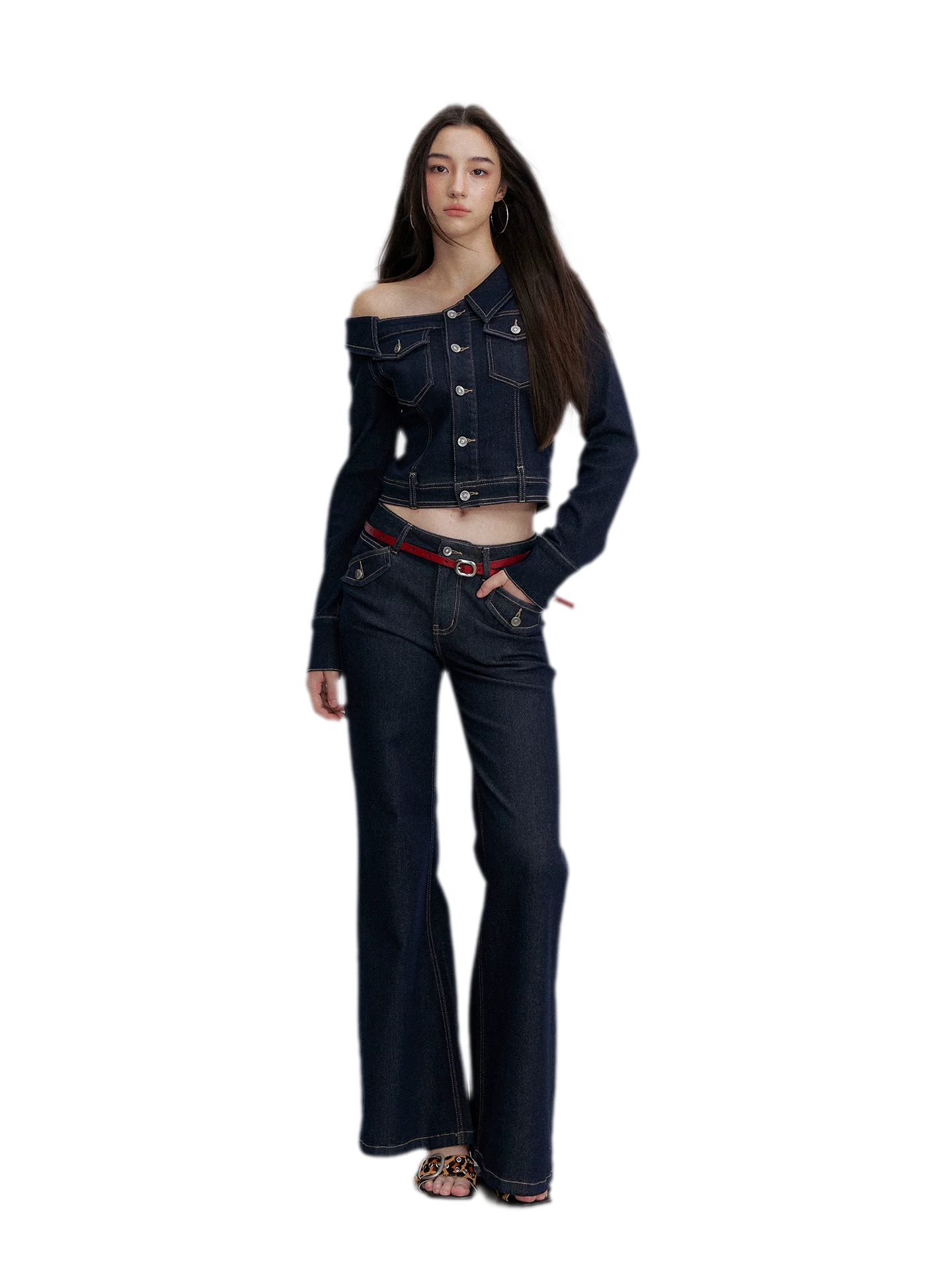 Asymmetric Denim Jacket