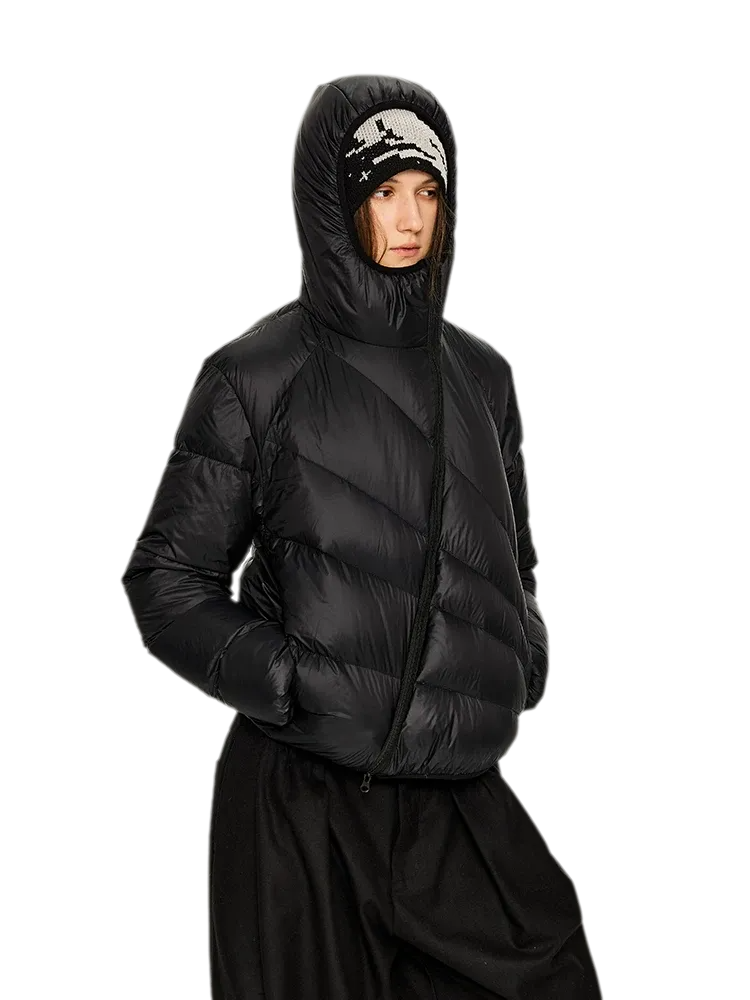Lightweight Hooded Down Jacket