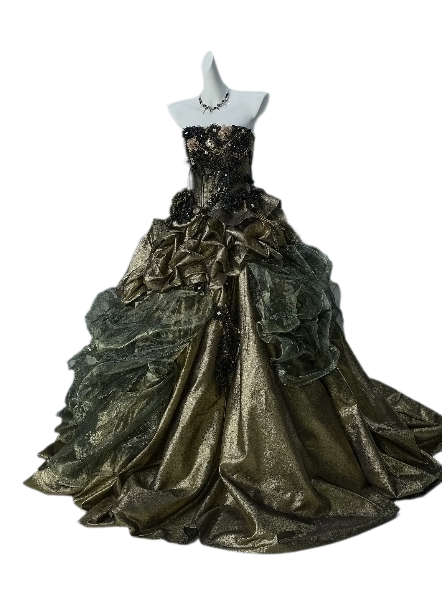 Heavy Embellished Ball Gown