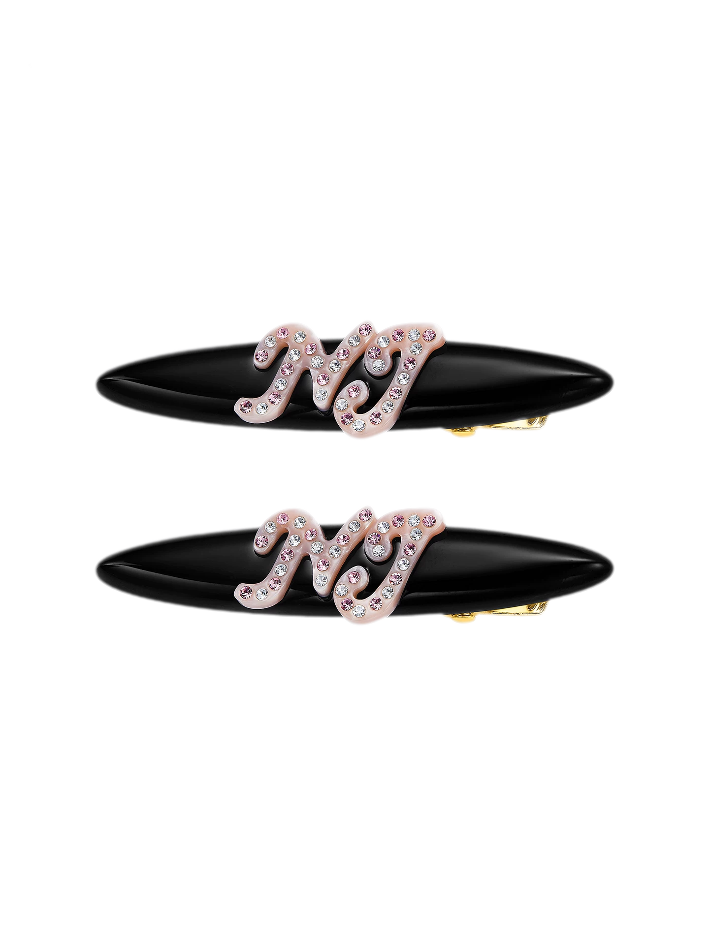 Logo Hair Clip Set