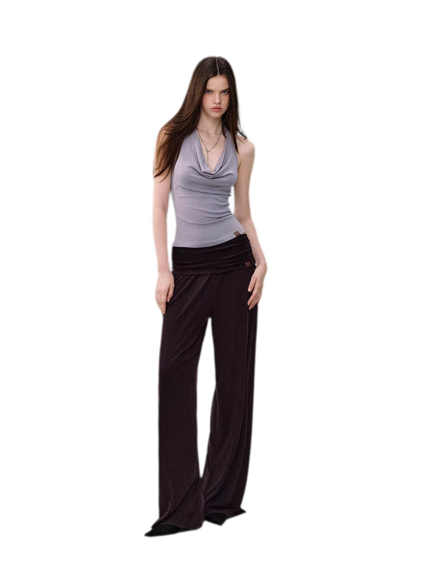 Irregular Ruffle Knit Set