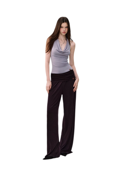 Irregular Ruffle Knit Set