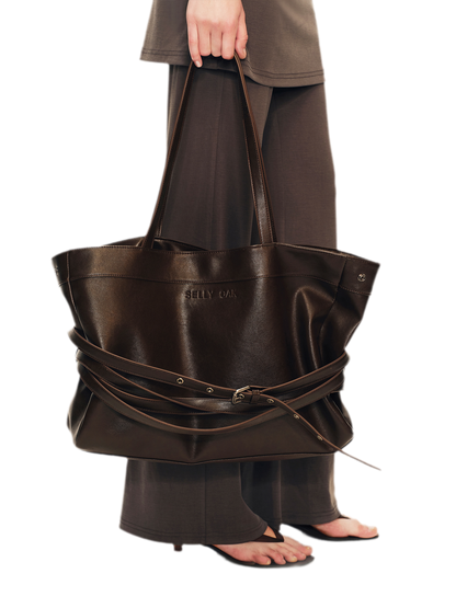 Detachable Strap Oversized Tote Bag
