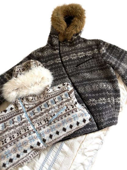 Nordic Jacquard Fleece Jacket
