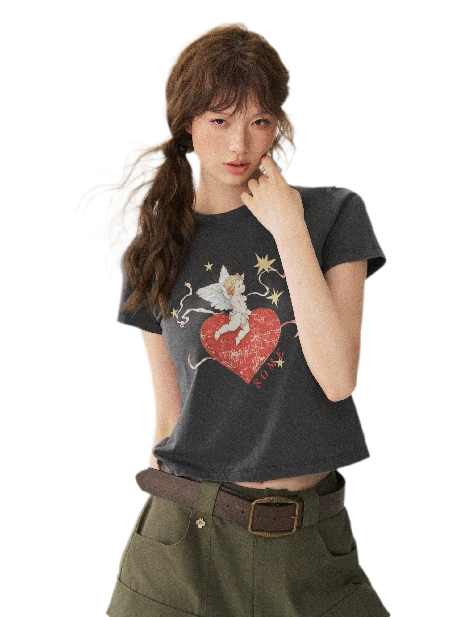Cupid Heart Graphic Tee