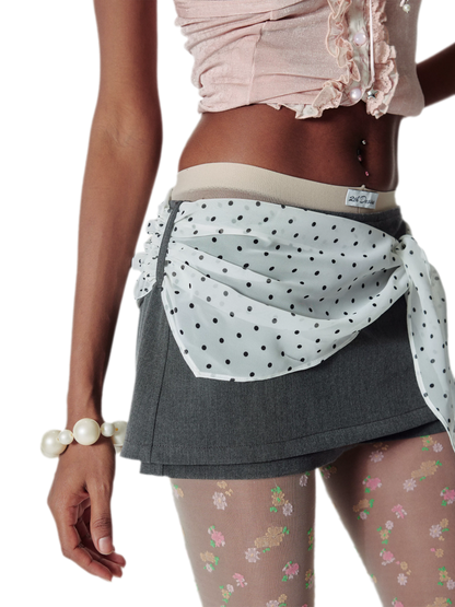 Polka Dot Skort Skirt