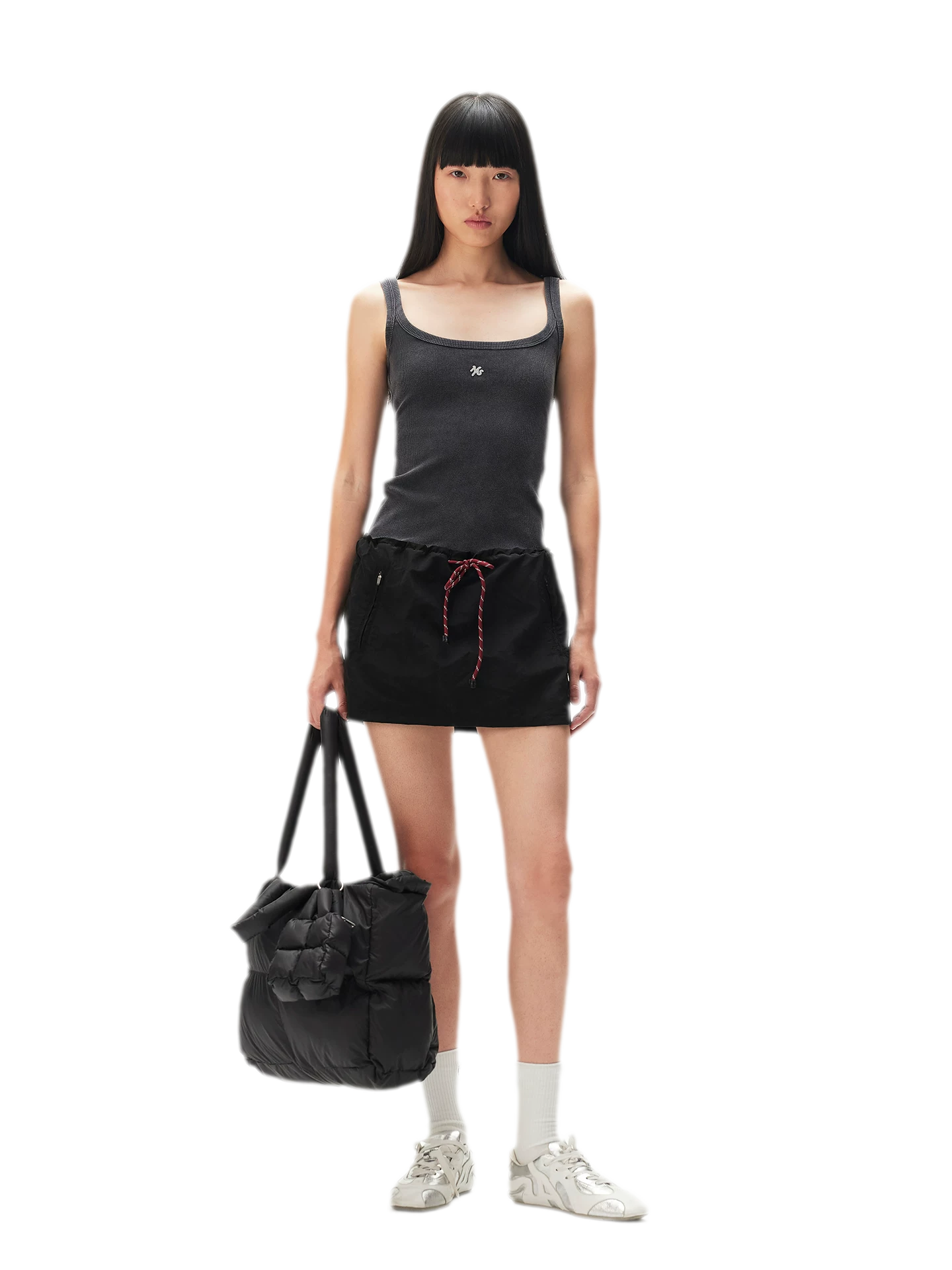 Washed Contrast Dress
