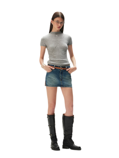 Beaded Slim Fit Tee
