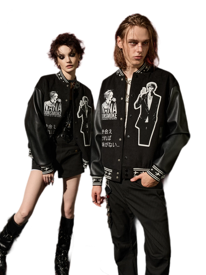 DSM X NANA Patchwork Varsity Jacket