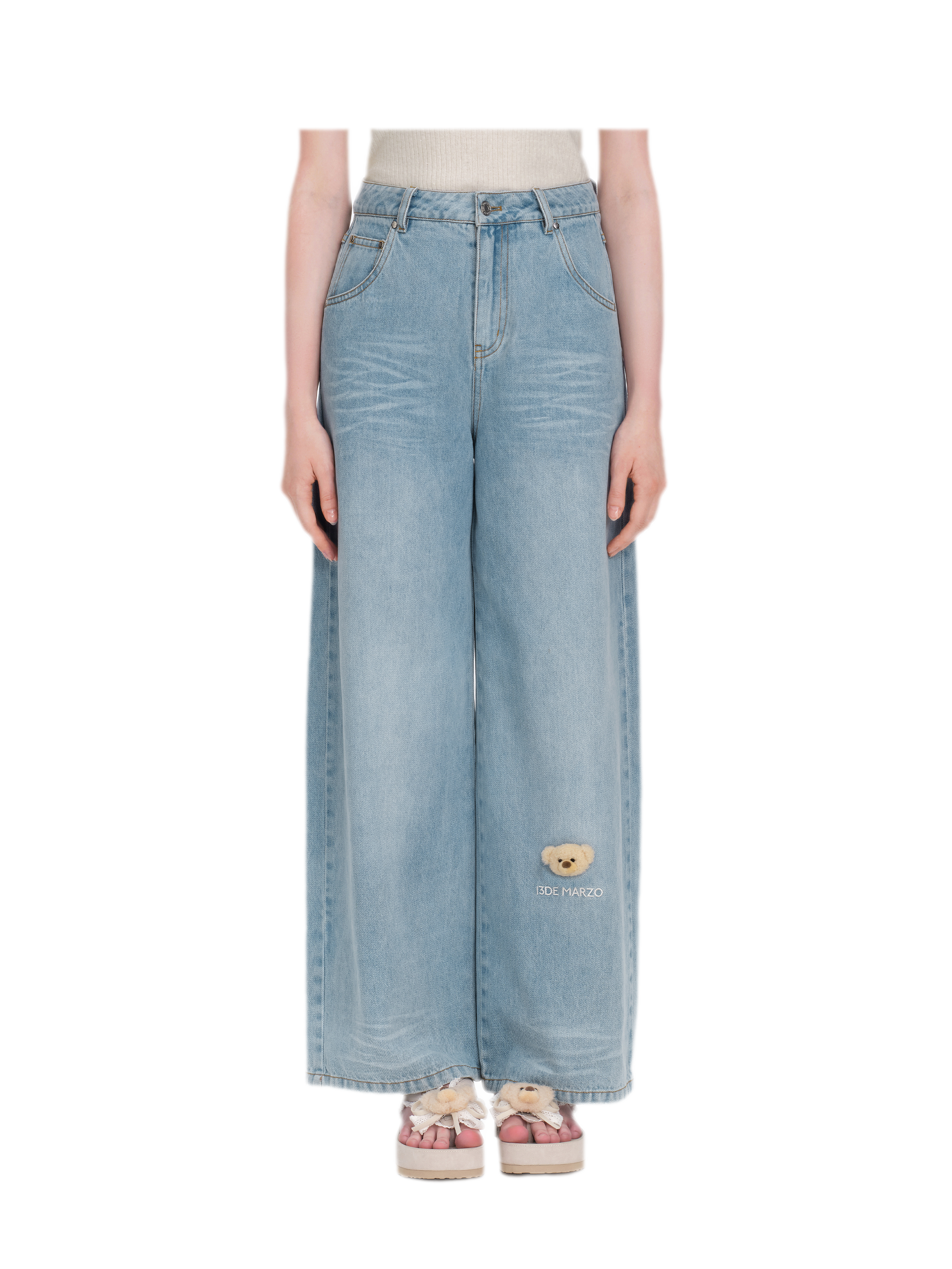 Bear Base Wide Jeans