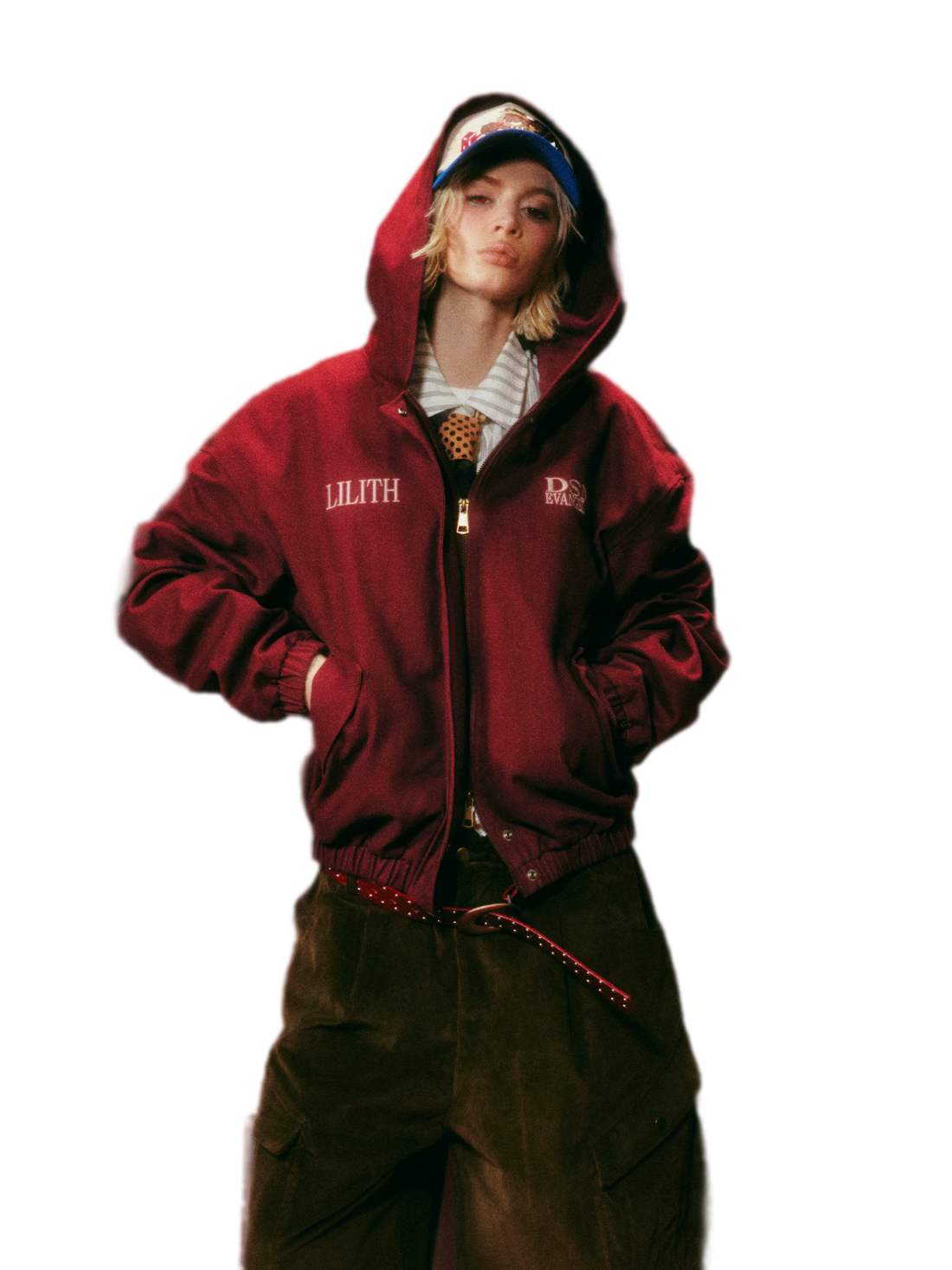 DSM x EVA Washed Graphic Hooded Jacket