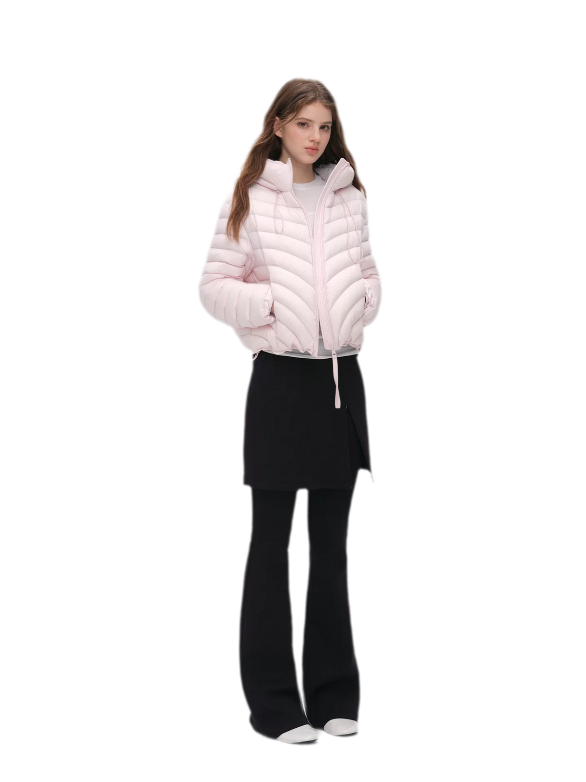 Layered Skirt Flare Pants