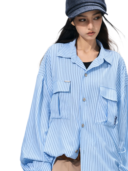 Vintage Striped Relaxed Shirt