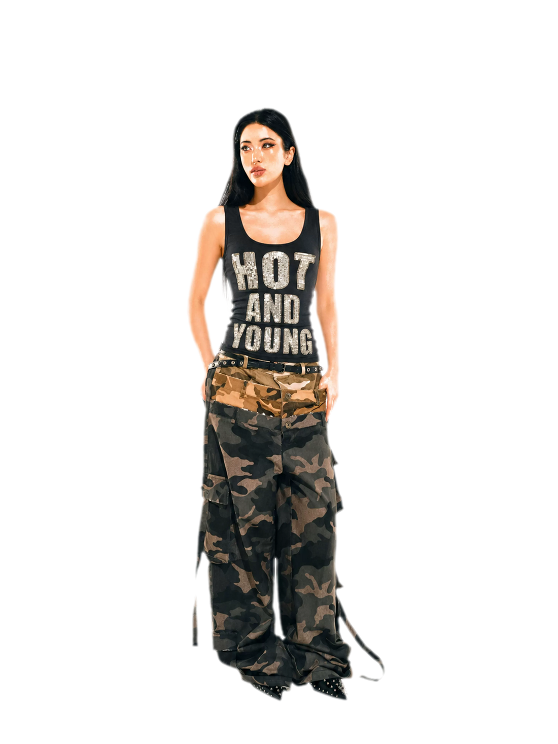 24ANS x UWA Sequin Embroidered Tank