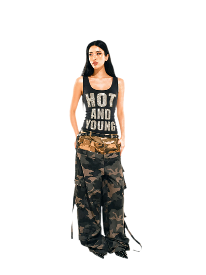 24ANS x UWA Sequin Embroidered Tank