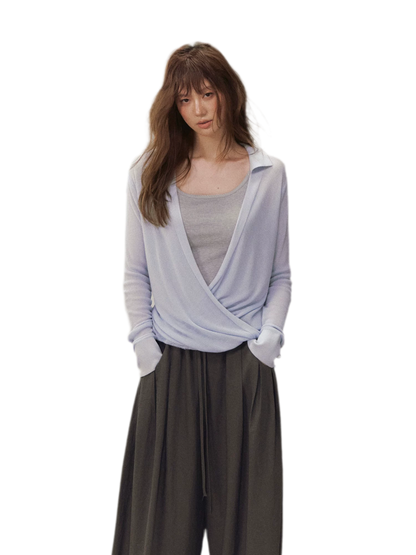Silk Blend Knit Top