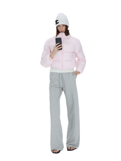 90 White Down Puffer Jacket