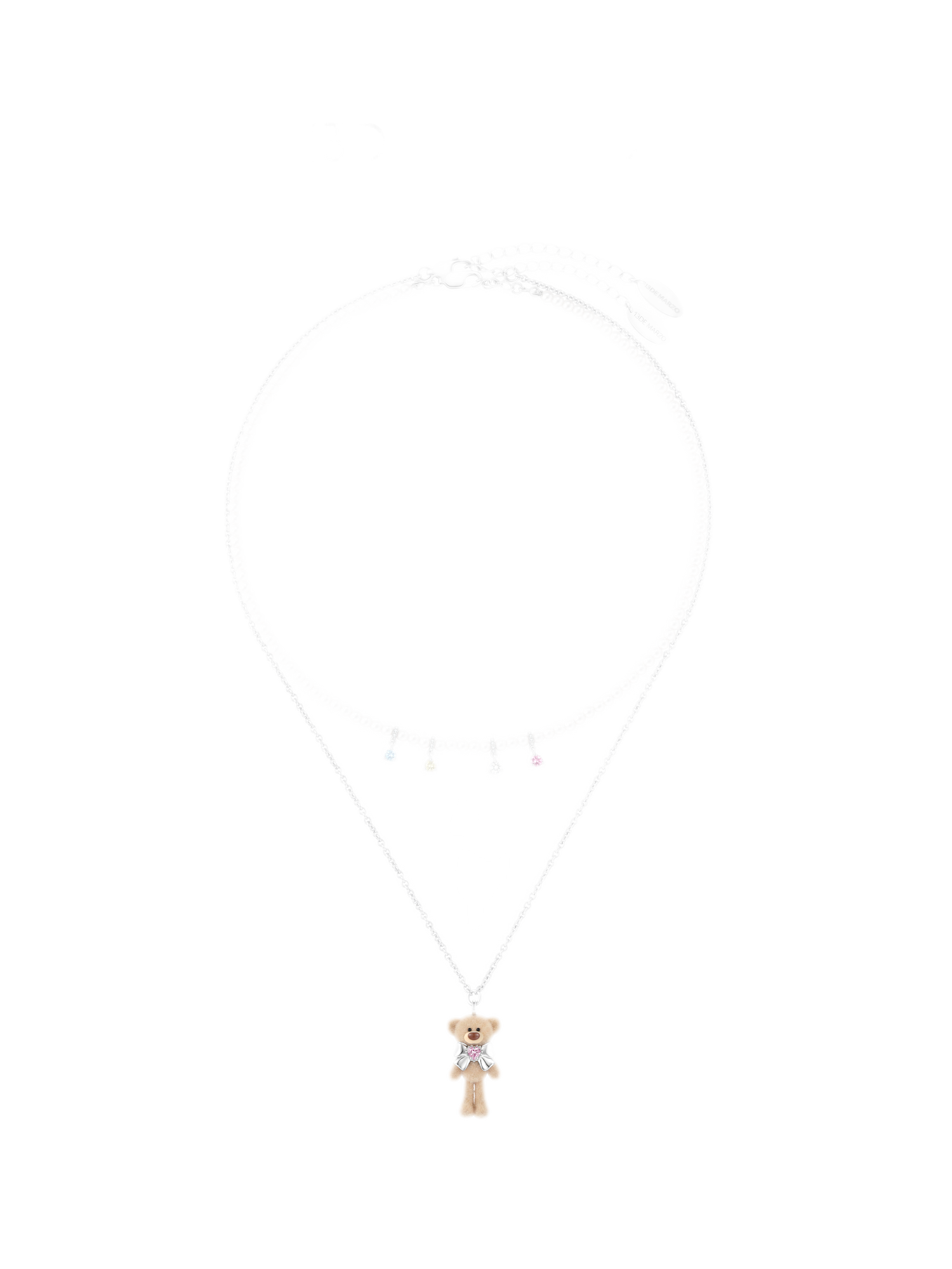 Bow Bear Necklace