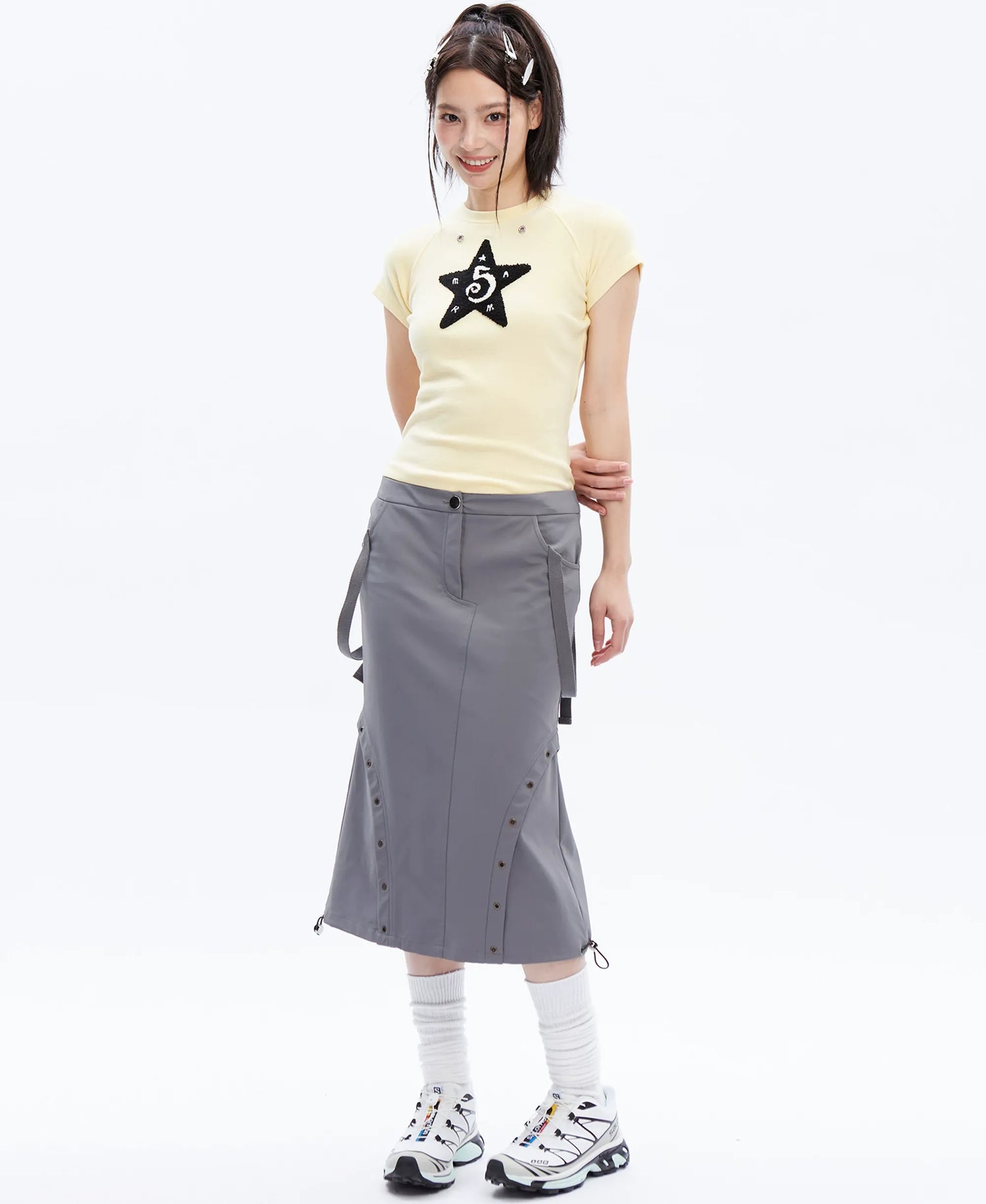 Star Applique Slim T-Shirt
