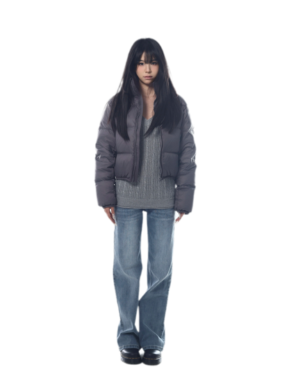 Low-Rise Straight Jeans