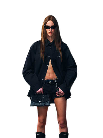 Cross Badge Work Shirt
