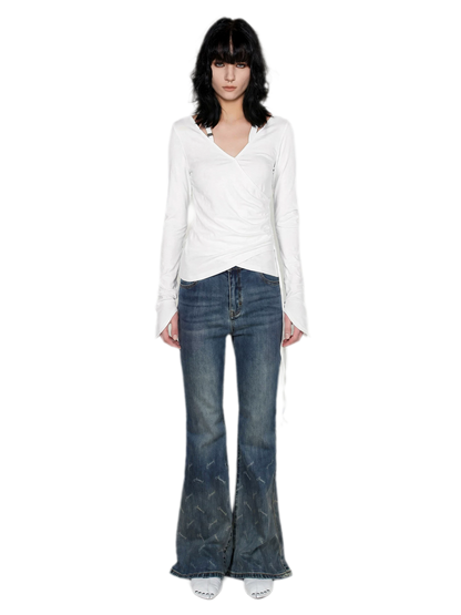 Vintage Logo Flare Jeans
