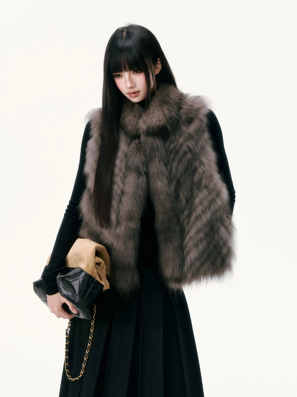 Finnish Fox Fur Vest — 갤러리에서 이미지 4번 불러오기
