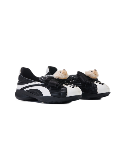 Ballet Bear Leather Sneakers