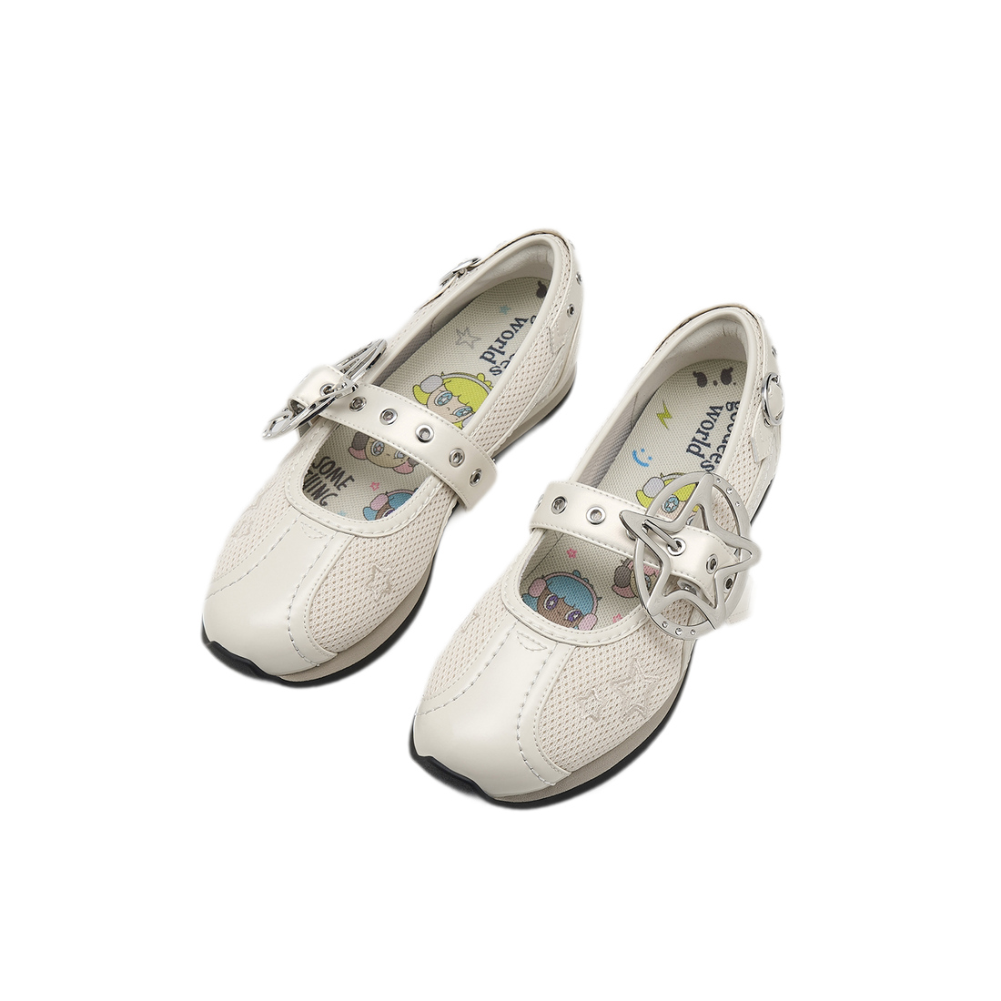 Star Buckle Mary Jane Shoes