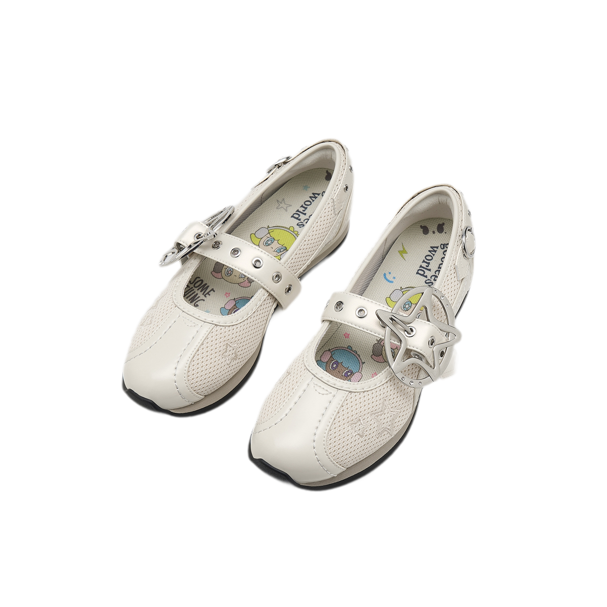Star Buckle Mary Jane Shoes