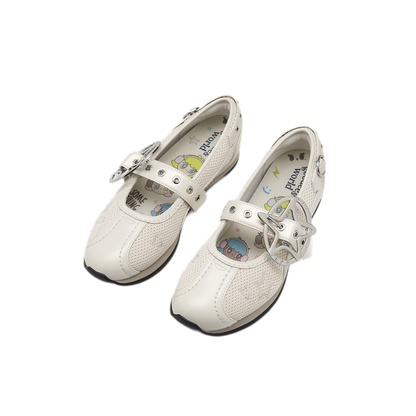 Star Buckle Mary Jane Shoes