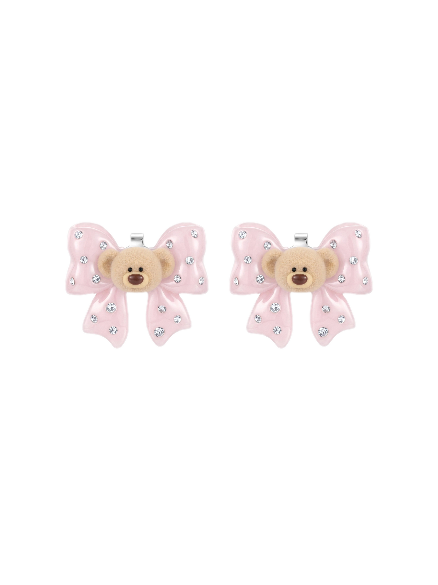 Mini Bear Bow Studs
