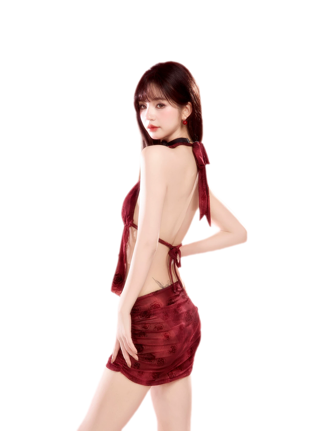 Deep V Skirt Bikini
