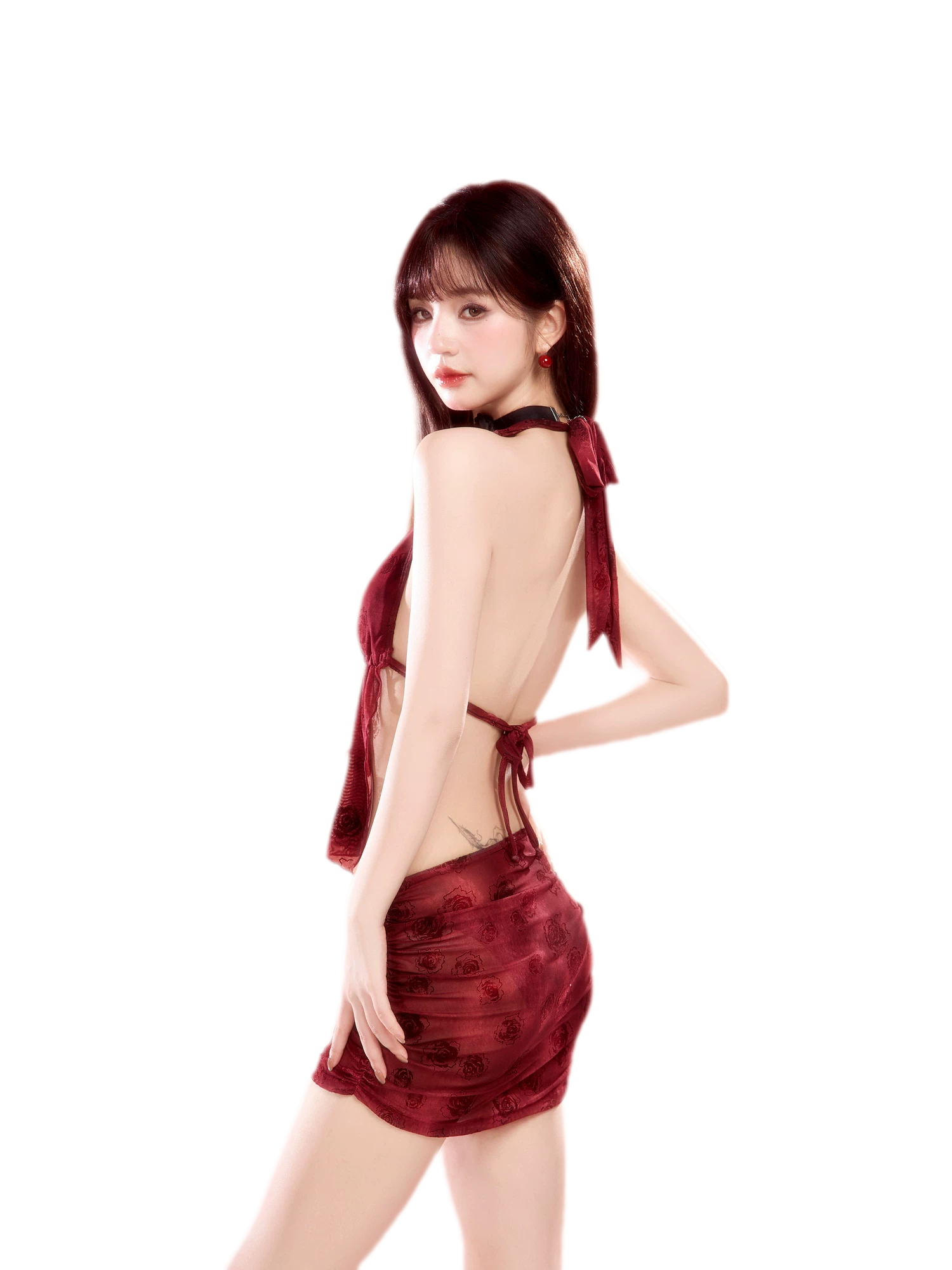 Deep V Skirt Bikini