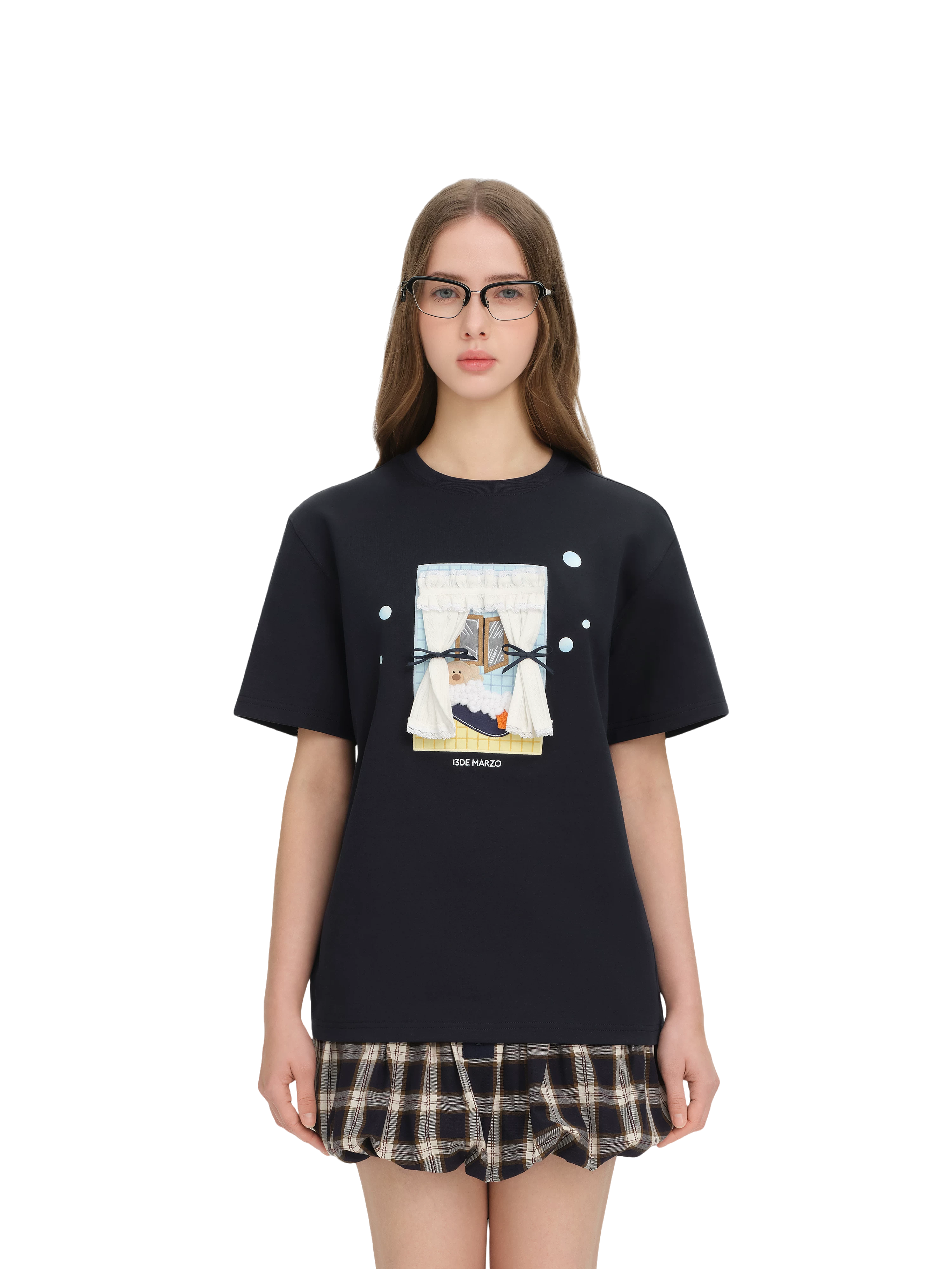 Bear Appliqué T-shirt