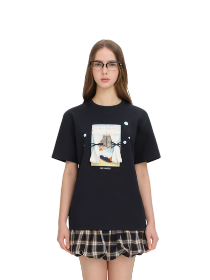Bear Appliqué T-shirt