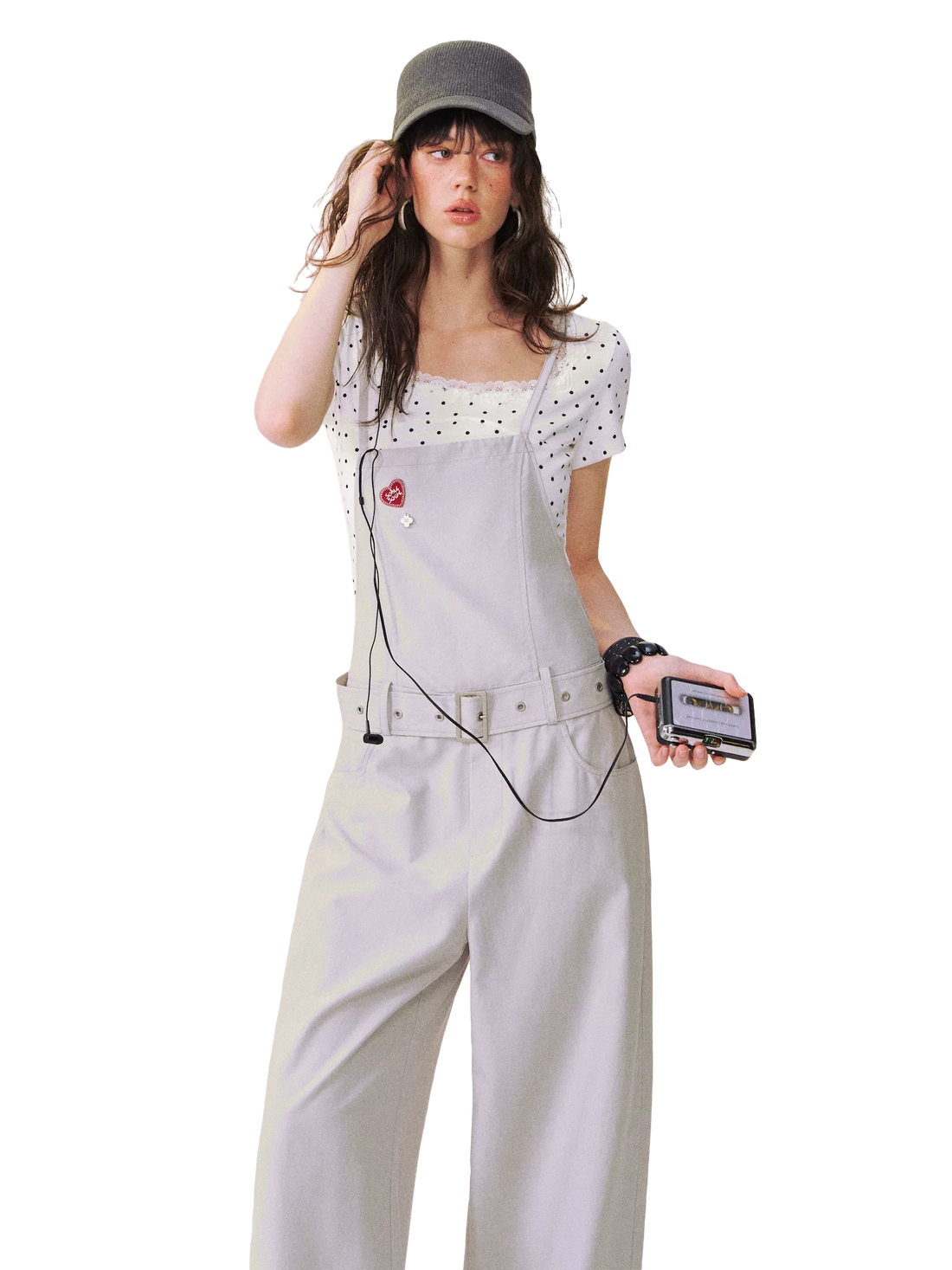 Vintage Relaxed Straight-Leg Overalls