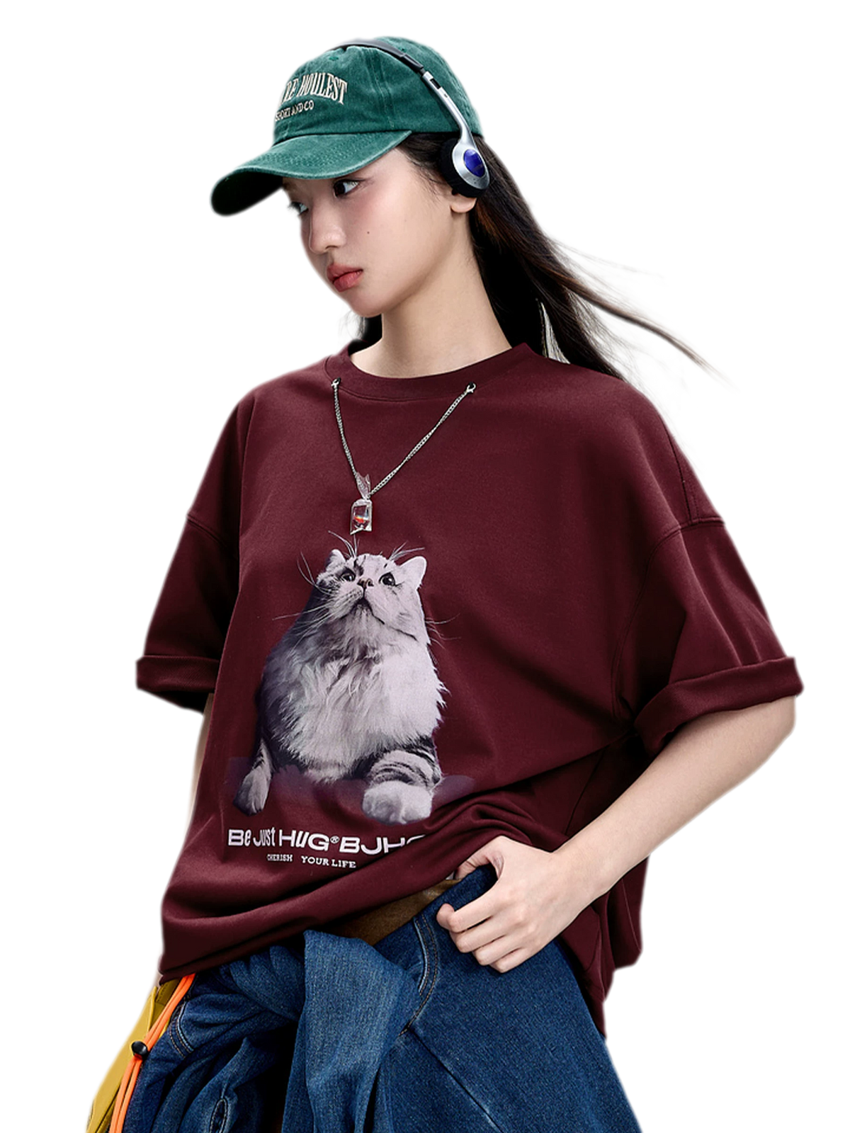 Tactile Graphic Loose T-Shirt