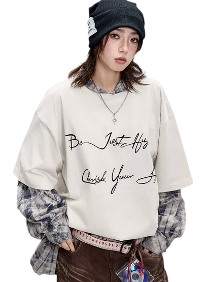 Cotton Oversized Printed T-Shirt