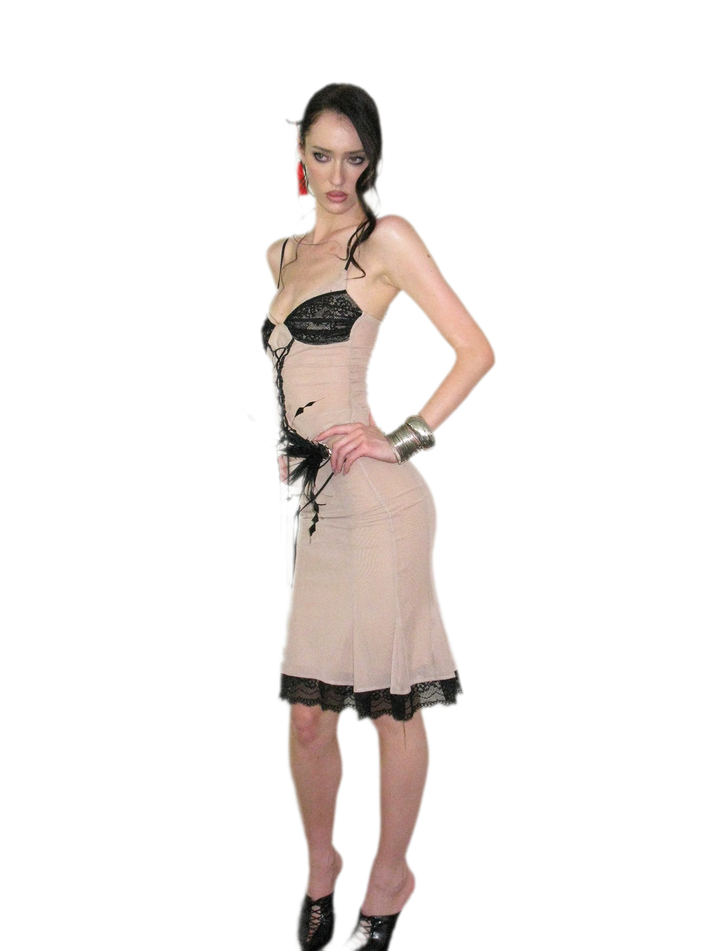 Lace Ruched Mermaid Set